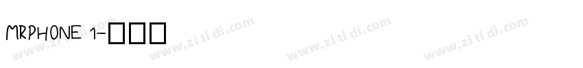MRPHONE 1字体转换